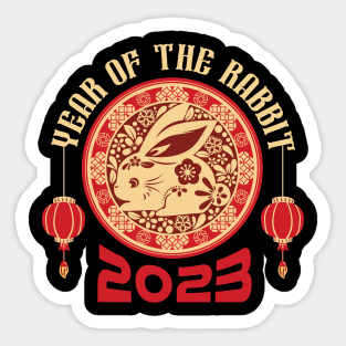 Year of the Rabbit Chinese New Year 2023 Sticker